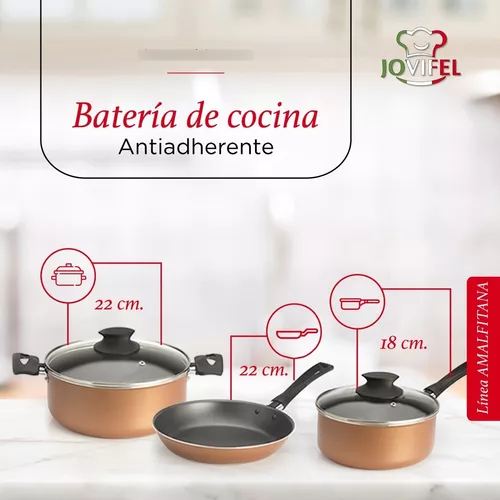 Batería de Cocina AMALFITANA  Jovifel Tienda Online Oficial