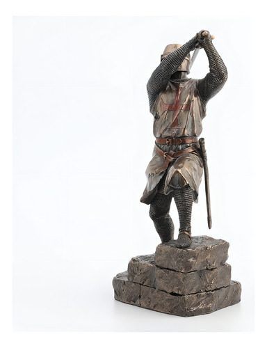 Veronese Design Templar Knight Empuñando Una Estatua De Espa