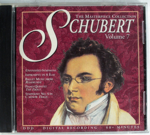 Schubert - The Masterpiece Collection Vol 7 - Cd Imp. Usa