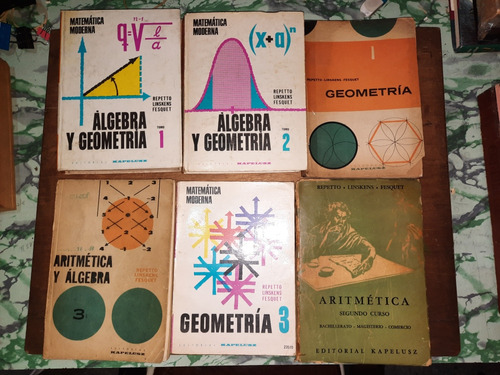 Matemática Repetto Linskens Fesquet Lote Por 6 Libros 