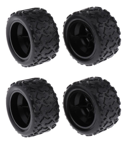 Neumáticos De Coche Rc De 4 Piezas, Rueda De 1/18 Y