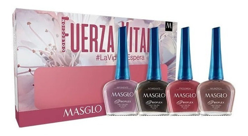 Masglo Esmalte Kit Fuerzavital - mL a $671