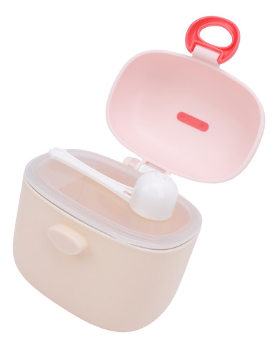 Recipiente De Armazenamento De Leite Em Pó Rosa, Suporte Par