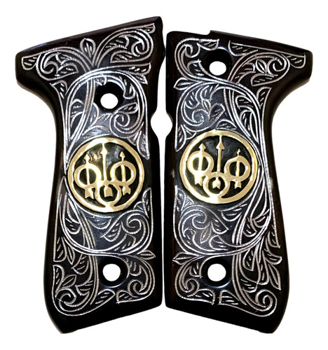 Cachas Prieto Beretta 9mm Modelo 92fs Medallion 24tm