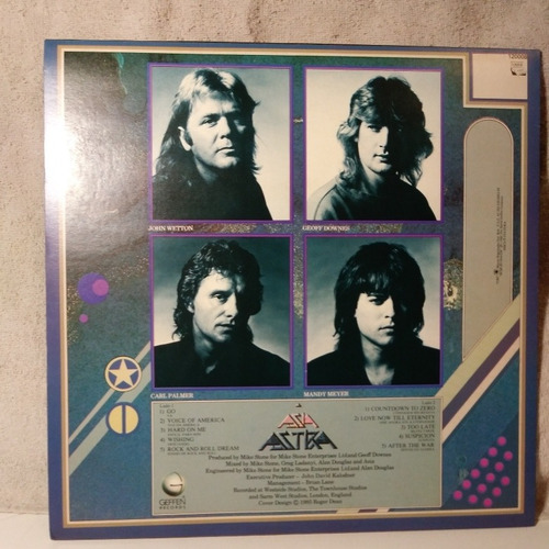 Imagen 2 de 5 de Asia Astra Lp, King Crimson Emerson Palmer Genesis Leer