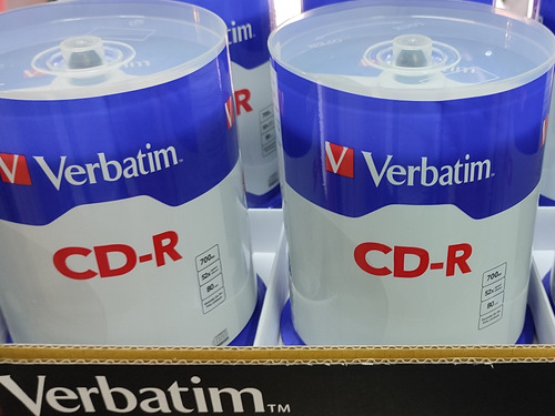 Cd Virgen Verbatim Cd-r 700mb 52x 80min 100% Original