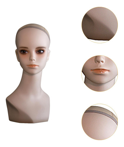 Mannequin Head Cosplay Mannequin Head Head Con Maquillaje,