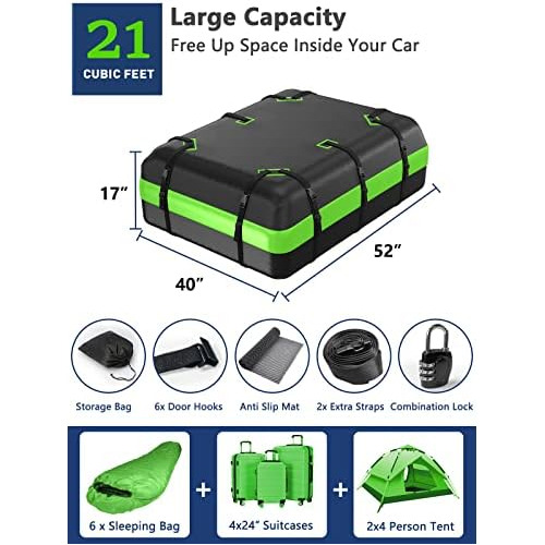 Bolsa De Carga Techo De Auto De 21 Pies Cúbicos, 100% ...