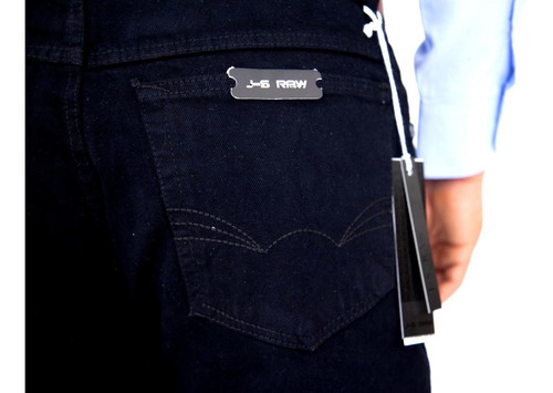 Imagen 1 de 4 de Pantalon Corte Vaquero J-s Raw Mezclilla Gruesa Varias Talla