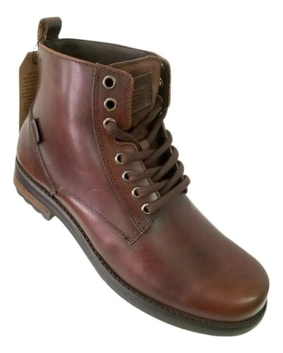 Bota De Piel Levis Casual Para Caballero De Agujetas L221311