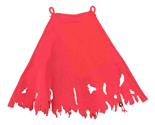 Capa De A Escala 1:12, Traje De Modelo De Capa, Ropa De Rojo