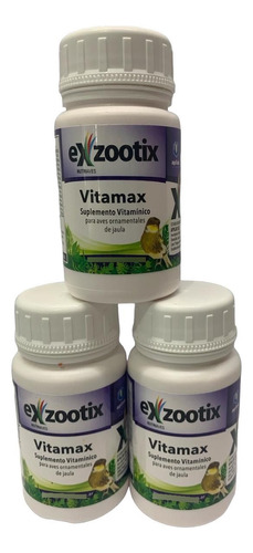Vitamax Exzootix Para Aves De Jaulas 80 Gr Ramos Mejía