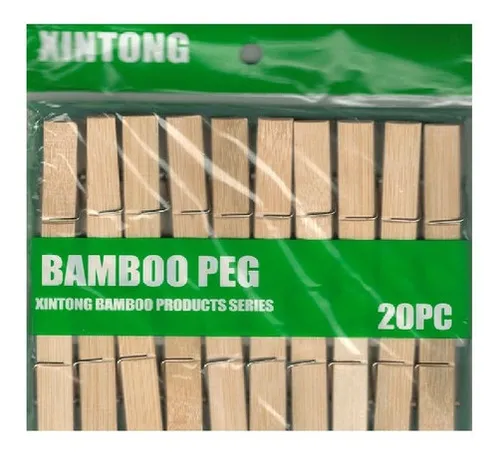 Pack 20 Perros De Madera Colgadores Pinzas Lavandería