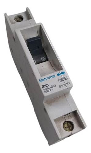 Disjuntor Unipolar Din 63a Eletromar Curva B