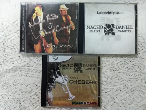 Cd Nacho Prado & Daniel Campos 3cd Onda Chebere Huayra Sol 