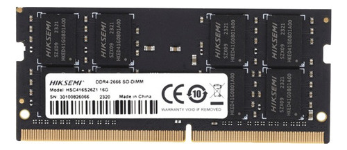Hiksemi Hiker HSC416s26z1 Ddr4 2666 mhz 16 GB de memória RAM