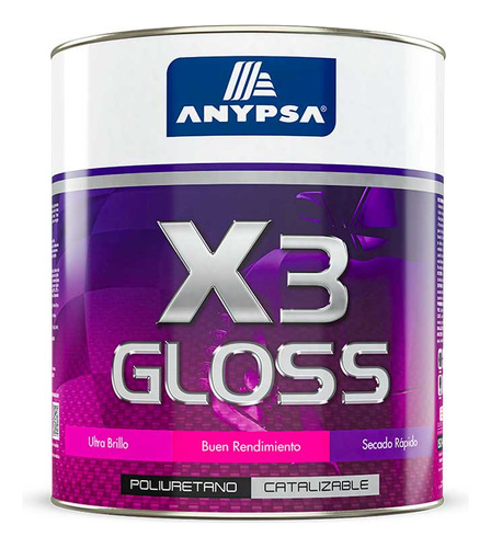 Pintura Gloss X3 - Verde Manzana 1gl