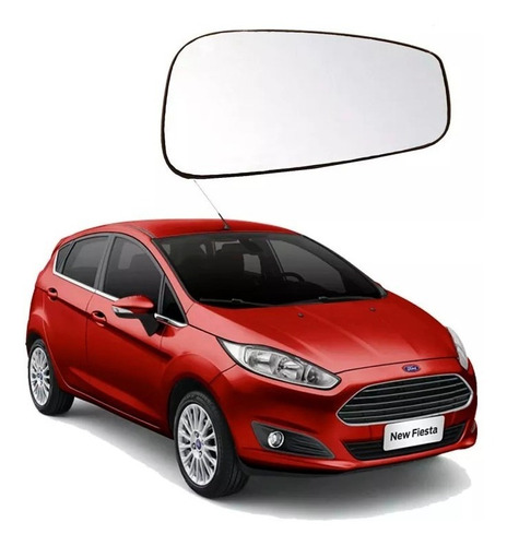 Vidrio Espejo Retrovisor P/ Ford Fiesta Kinetic 2014 A 2016 