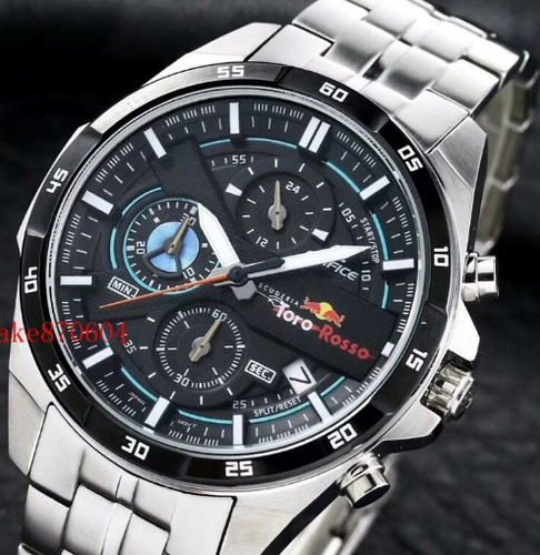 Relógio Casio Edifice Red Bull Efr-556tr Toro Rosso 50mm