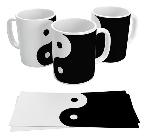 Taza Ying Yang Taoísmo El Ying Y El Yang Simbolo China Hd Blanco
