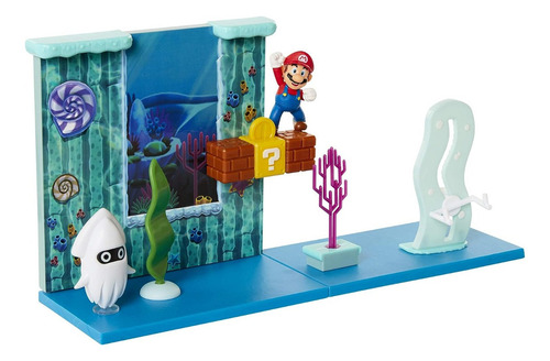 Setr De Super Mario Juego Submarino Jakks Escenario