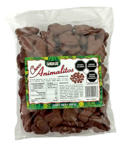 Choco Animalitos Gh 500g. Premium Galleta Con Chocolate