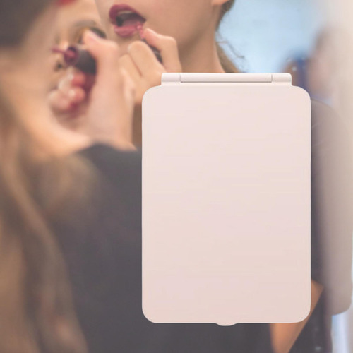Espejo De Maquillaje Led, Espejo De Maquillaje De Viaje Rosa