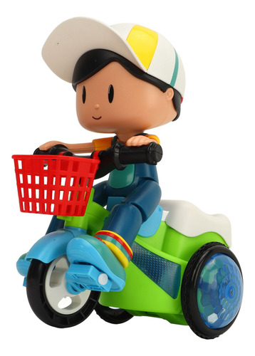 Triciclo Eléctrico Para Bebés, Juguete Cool Sound, Giratorio