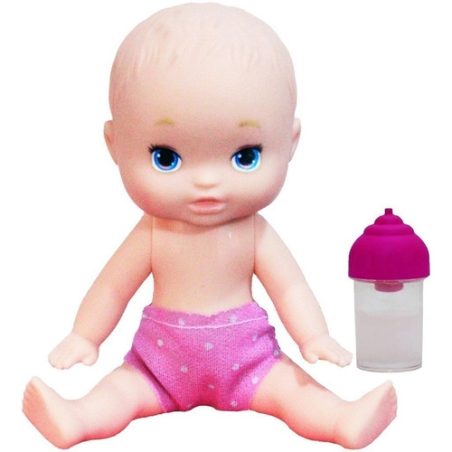 Boneca Bebê Little Mommy Mamadeira Mágica Pequena 15cm Pupee