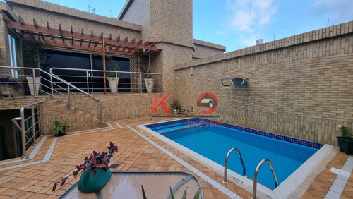 Imagem 2 de 30 de Cobertura Com 4 Dormitórios, 465 M² - Venda Por R$ 3.990.000,00 Ou Aluguel Por R$ 24.400,00/mês - Embaré - Santos/sp - Co0235