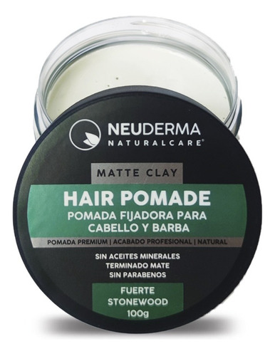 Pomada Arcilla Mate Para Cabello | Mate | Fuerte | Stonewood