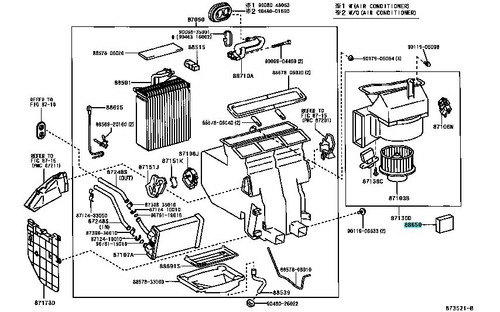 Computador Amplificador Aire Ac Camry 97 2002 Original
