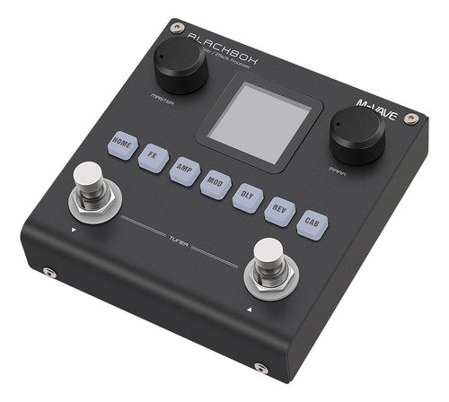 Pedal De Guitarra Multiefectos M Vave Blackbox Color Negro
