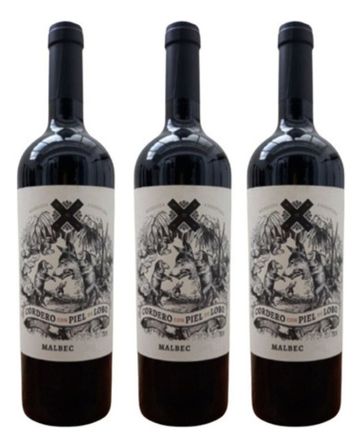 Vinho Tinto Argentino Importado Cordero Malbec Original