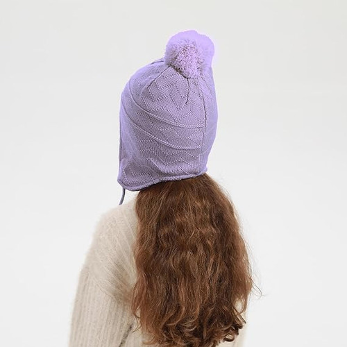 Set De 2 Gorros Y Guantes De Color Puro Para Bebé, Otoño/inv