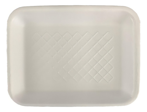 Charola Desechable Plato 855 10 Paquetes Con 50 Piezas (500) Blanco