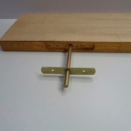 Suporte Invisível (4unid) De Embutir Para Prateleira 40cm