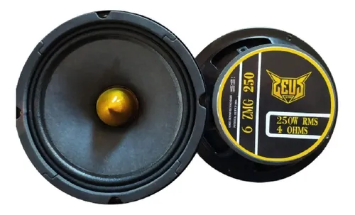 Caixa De Som Alto Falante Medio Grave Zeus 6 250w Tipo Zetta
