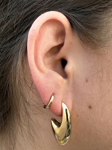 Aretes Pendientes Elegantes Para Mujer Oro Laminado 18k Moda Pendientes Fino Ideal Para Boda Regalo Dama
