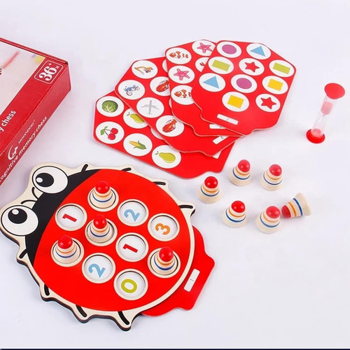 Juegos Didáctico De Memoria Montessori Aprendizaje Temprano