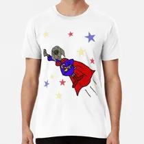 Comprar Remera Divertido Superhéroe De Perro Weimaraner Algodon Prem