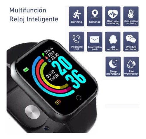 Reloj Inteligente Bluetooth Resistente Al Agua Ji