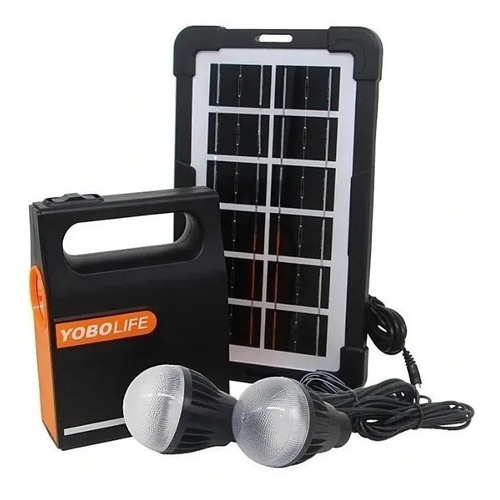 Kit De Iluminación Solar Recargable Panel - Electroimporta -