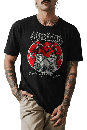 Polo Personalizado Banda  Sepultura Trash Metal 003