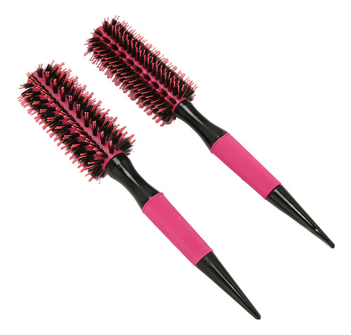Cepillo Redondo Para Peinar El Cabello, 2 Piezas, Mango Ergo