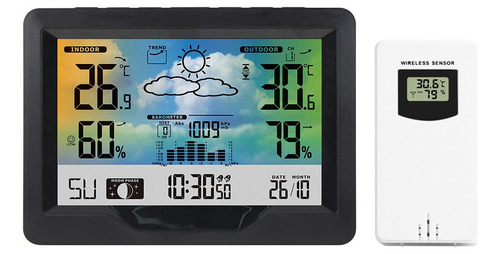 Estación Meteorológica Inalámbrica Para Interiores Y Exterio