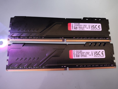 Memoria Ram Kingston Fury 16gb (2x8gb) 3200mhz Ddr4