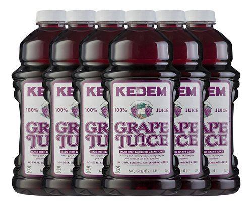 Jugo De Uva Kedem 1.89 Lt Kosher (caja Con 6 Piezas)