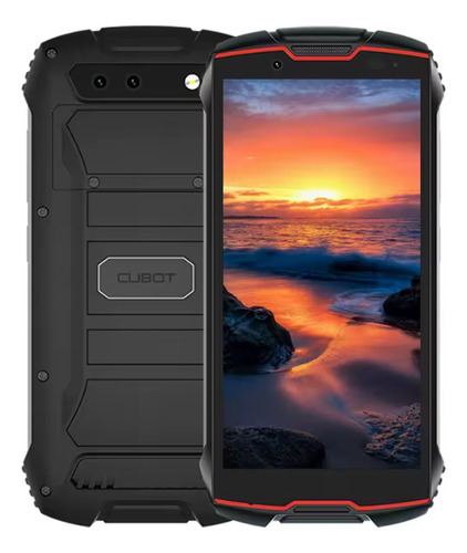 Smartphone Kingkong Mini 2 Pro 64 Gb Ultra Compacto Uso Rudo Grado Militar Doble Sim Sumergible Negro/rojo