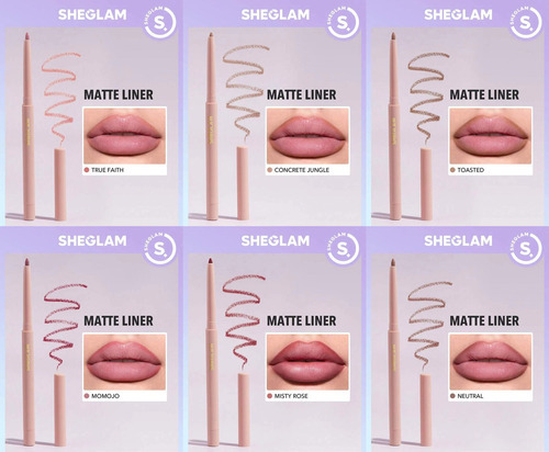 Lápiz delineador de labios de color neutro Sheglam